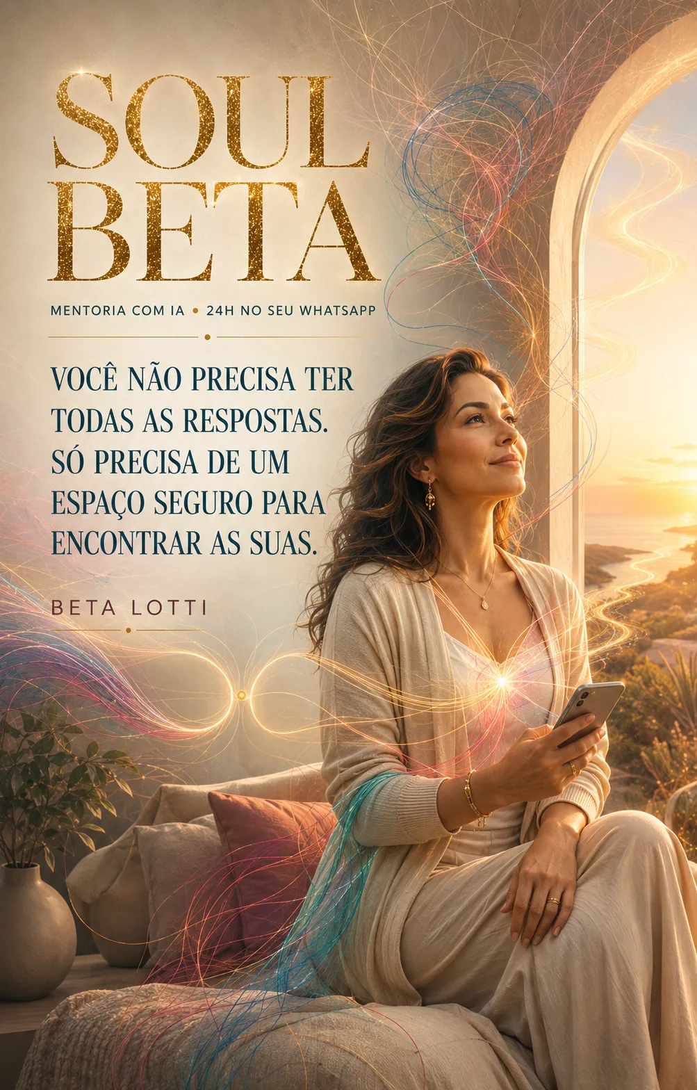 Capa da SoulBeta, mentoria com inteligência artificial no WhatsApp
