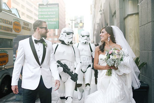 Casamentos inspirados no filme Star Wars!